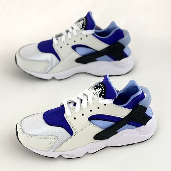 Nike Air Huarache Aluminum Blue Women's Sneakers Shoes - Picture 3 of 12